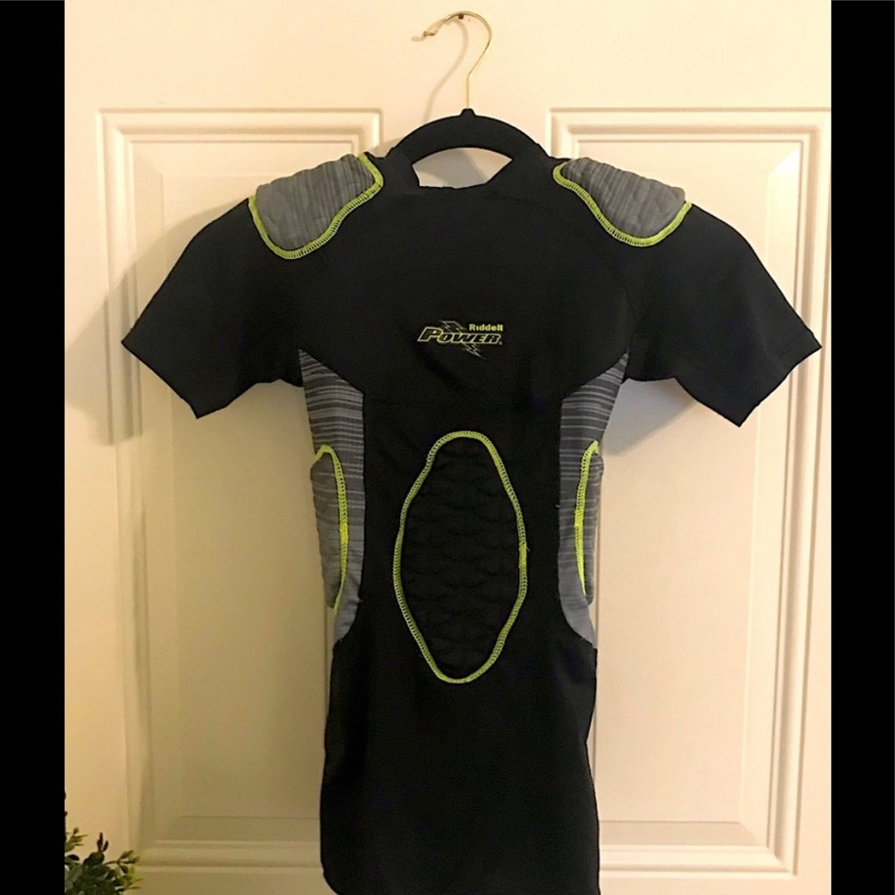 Riddell football padded shirt bought from Dicks -too small -size large